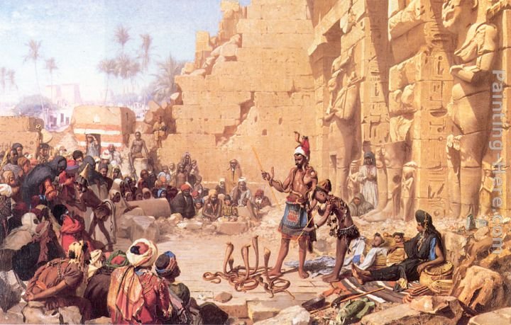 Karl Wilhelm Gentz The Snake Charmer